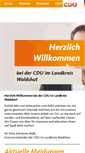 Mobile Screenshot of cdu-wt.de